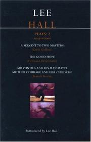 Cover of: Lee Hall Plays: 2 Adaptations | 