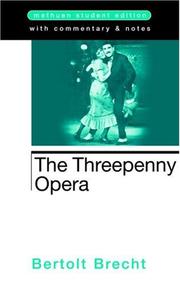Cover of: Threepenny Opera by Bertolt Brecht