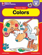 Cover of: Classroom Helpers Colors, Grade K