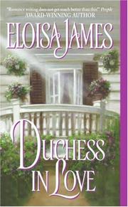 Cover of: Duchess in Love by Eloisa James