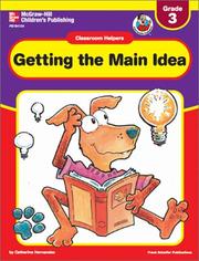 Cover of: Getting the Main Idea (Classroom Helpers)