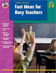 Cover of: Fast Ideas for Busy Teachers, Grades 2-3