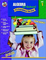 Cover of: Algebra at School-It's Everyplace You Are grade 1