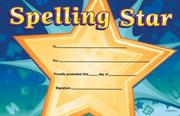 Cover of: Spelling Star Pat-On-The-Back Award (Pat-On-The-Back Awards) | 