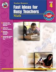 Cover of: Fast Ideas for Busy Teachers: Math, Grade 4