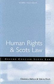 Cover of: Human rights and Scots law