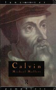 Cover of: Calvin by Michael A. Mullett