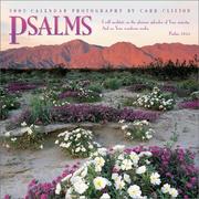 Cover of: Psalms 2002 Calendar by Carr Clifton