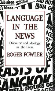 Language in the news by Roger Fowler