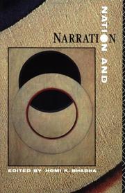 Nation and narration by Homi K. Bhabha