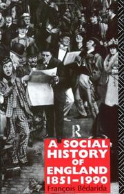 Cover of: A social history of England, 1851-1990