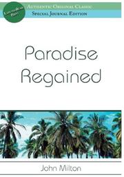 Cover of: Paradise Regained by John Milton
