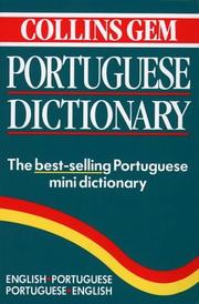 Cover of: Collins Gem Portuguese Dictionary: English Portuguese/Portuguese English (Collins Gem)