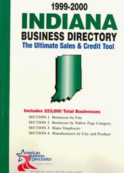 Cover of: 1999-2000 Indiana Business Directory by infoUSA Inc.