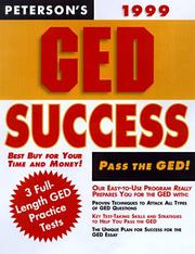 Cover of: Peterson's Ged Success by Petersons