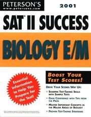 Cover of: Sat II Success 2001 : Biology E/M
