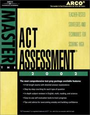 Cover of: Master the ACT, 2002/e (Master the New Act Assessment)