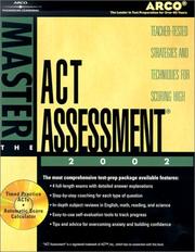 Cover of: Master the ACT, 2002/e w/CD-ROM (Master the New Act Assessment)