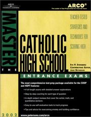 Cover of: Master the Catholic High School Exams 2002 (Master the Catholic High School Entrance Exams, 12th Edition)