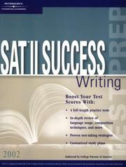 Cover of: SAT II Success Writing 2002 by Peterson's