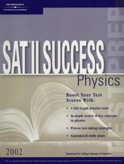 Cover of: SAT II Success Physics 2002 (Peterson's)