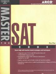 Cover of: Master the SAT, 2003/e w/out CD-ROM (Master the Sat)