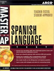 Cover of: Master AP Spanish, w/ audio CDRom 3rd ed
