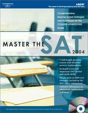 Cover of: Master the SAT, 2004/e w/CD-ROM (Master the Sat (Book & CD Rom), 2004)