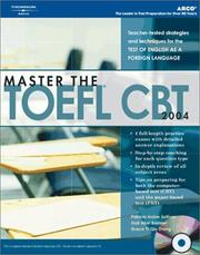 Cover of: Master the TOEFL CBT 2004 (Academic Test Preparation Series)