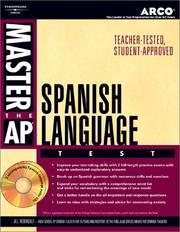 Cover of: Master the Ap Spanish Language Test (Academic Test Preparation Series)