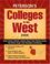 Cover of: Peterson's Colleges in the West 2008