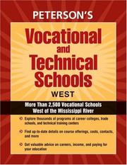 Cover of: Vocational & Technical Schools--West 8th Edition