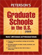 Cover of: Graduate Schools in the U.S. 2009