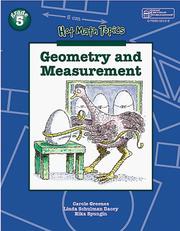 Cover of: Geometry and Measurements: Problem Solving, Communication and Reasoning (Hot Math Topics)