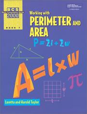 Cover of: Working with Perimeter and Area (Basic Computation Series 2000, Book 7) (Reproducible Blackline Masters)