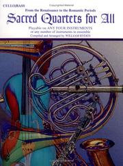 Cover of: Sacred Quartets for All by William Ryden