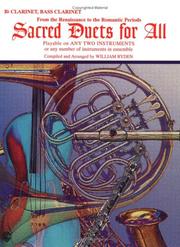 Cover of: Sacred Duets for All: B Clarinet, Bass Clarinet (Sacred Instrumental Ensembles for All)