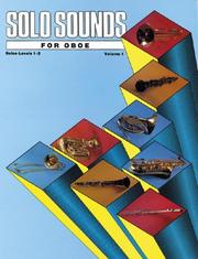 Cover of: Solo Sounds for Oboe, Levels 1-3