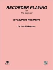 Cover of: Recorder Playing for the Beginner (Soprano)