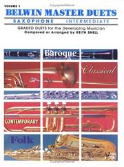 Cover of: Belwin Master Duets, Saxophone, Intermediate