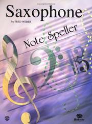 Cover of: Note Spellers (Saxophone)