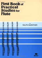 Cover of: Practical Studies for Flute, Book I by Ralph Guenther