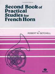 Cover of: Practical Studies for French Horn, Book II by Robert Getchell