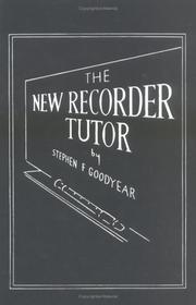 Cover of: The New Recorder Tutor