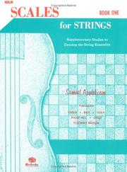 Cover of: Scales for Strings: Violin, Book I (1st Position)