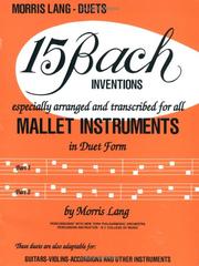 Cover of: 15 Bach Inventions