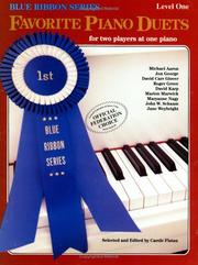Cover of: Favorite Piano Duets / Volume 1 - Level 1