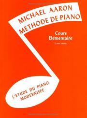 Cover of: Michael Aaron Piano Course / Book 2 (French) by Michael Aaron