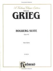 Cover of: Grieg / Holberg Suite Op.40 by Edvard Grieg