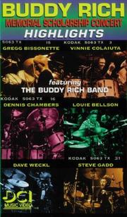 Cover of: Buddy Rich Memorial Scholarship Concerts Highlights